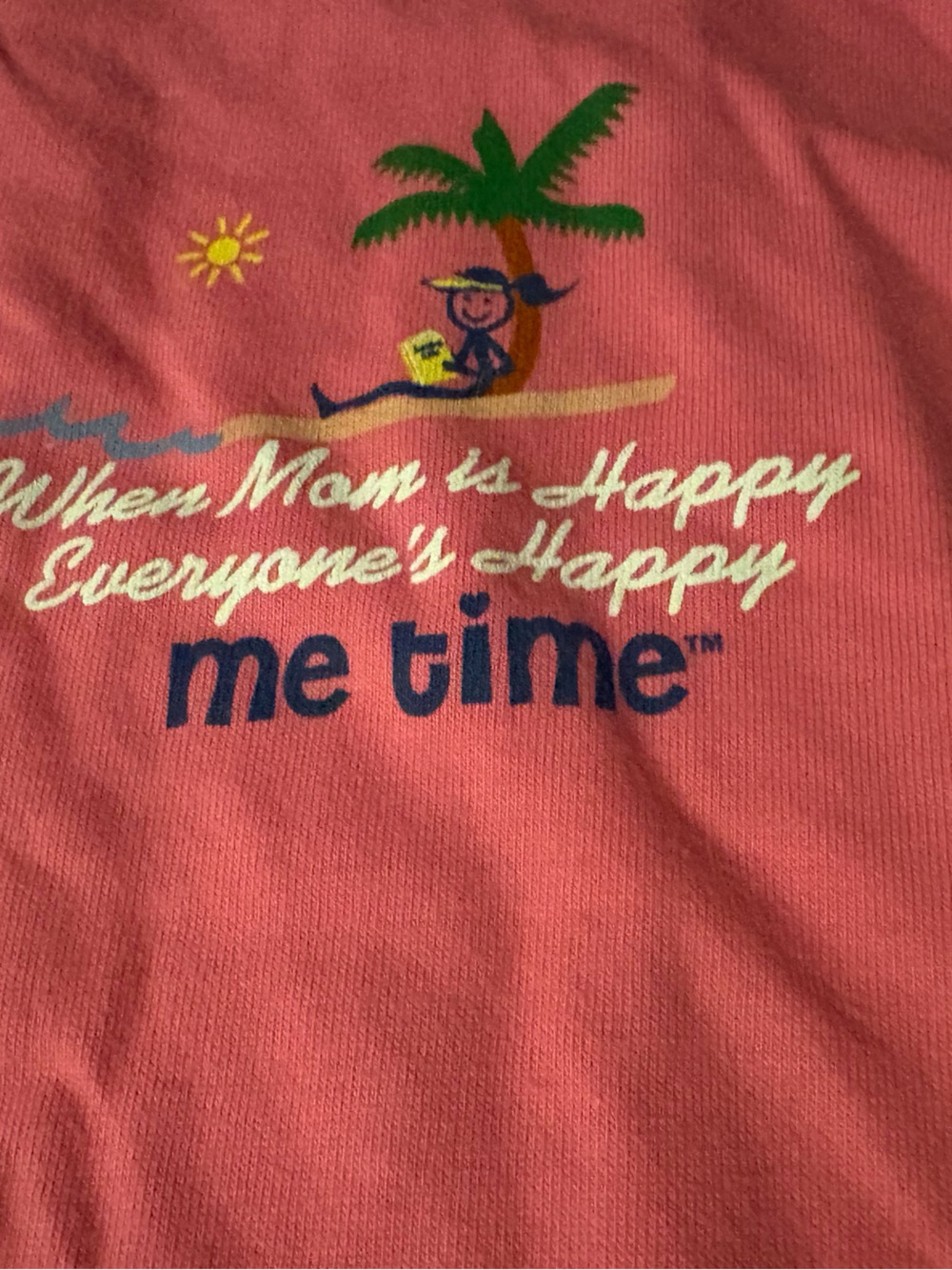 me time Coral Women’s Tank Top with Graphic
